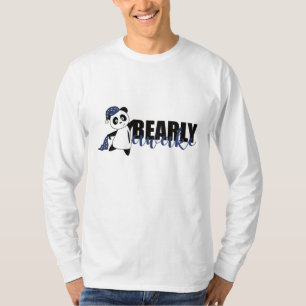 Bearly Awake Panda Sleepyhead Teddy T-shirt