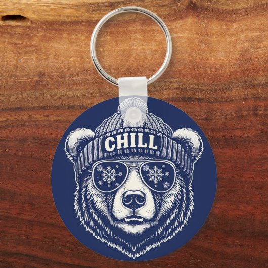 Bearly Cool Sleutelhanger" Sleutelhanger (Achterkant)