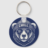 Bearly Cool Sleutelhanger" Sleutelhanger (Achterkant)