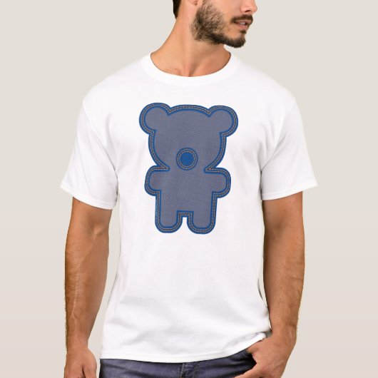 "BEARLY DENIM" T-Shirt (Voorkant)