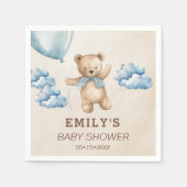 Bearly kan wachten op Baby shower Servet (Voorkant)