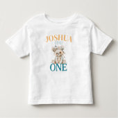 Bearly One First Birthday Shirt (Voorkant)