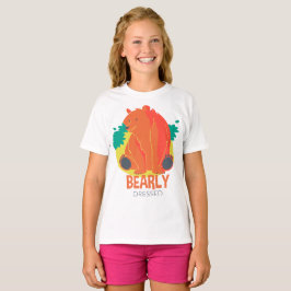 Bearly Over It-Bearly gekleed T-shirt