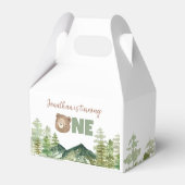 Bearly verandert een eerste verjaardagsthema in Wo Bedankdoosjes (Achterkant)