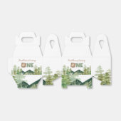 Bearly verandert een eerste verjaardagsthema in Wo Bedankdoosjes (Uitgevouwen)