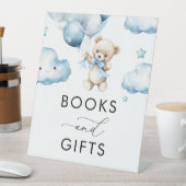 Bearly Wacht Teddy Bear baby shower Boek & geschen Reclamebord Met Voetstuk (Insitu)