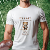 Bearly Wait Amerikaans Football Baby shower Tri-Blend Shirt