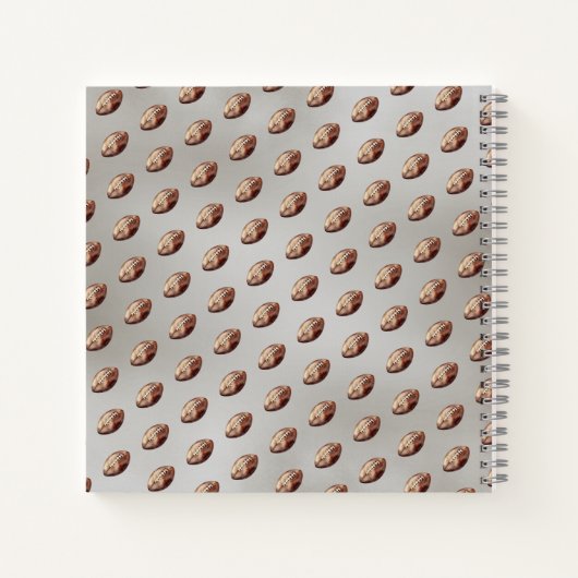 Bearly Wait Amerikaanse Football Baby shower Gast Notitieboek (Achterkant)