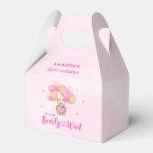 Bearly Wait Baby Shower Bedankdoosjes (Achterkant)