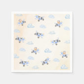 Bearly Wait Baby Shower Flying Bear & Cloud  Servet (Voorkant)