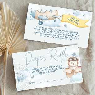 Bearly Wait Baby Shower Informatiekaartje