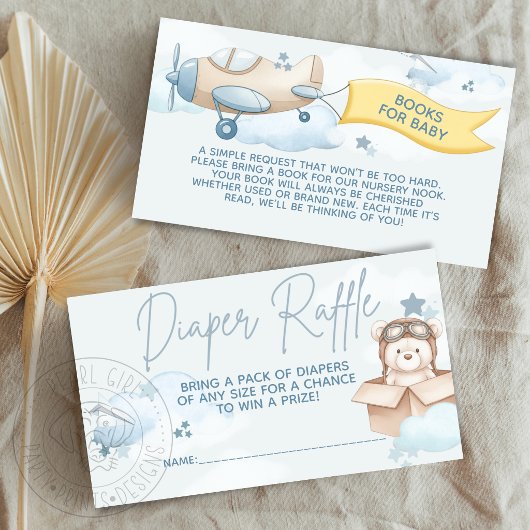 Bearly Wait Baby Shower Informatiekaartje