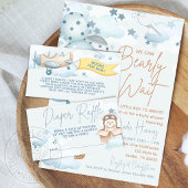 Bearly Wait Baby Shower Informatiekaartje