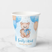 Bearly Wait baby shower Papieren Bekers (Voorkant)