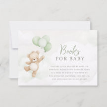 Bearly Wait Baby Shower Sage Beer Boeken Voor Baby