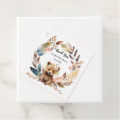 Bearly Wait Baby shower Schattige Beer Thema Bedankjes Labels (In situ)