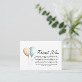 Bearly Wait Baby Shower Thank You Card Notitiekaartje