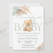 Bearly Wait Baby Shower Uitnodiging (Voorkant)