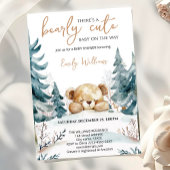 Bearly Wait Baby Shower Uitnodiging | Woodland Bee
