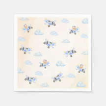 Bearly Wait Baby Shower Vliegende Beer & Wolk