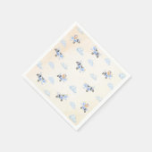 Bearly Wait Baby Shower Vliegende Beer & Wolk Servet (Hoek)
