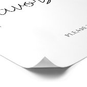 Bearly Wait Balloon Baby shower Favorietenbord Poster (Hoek)