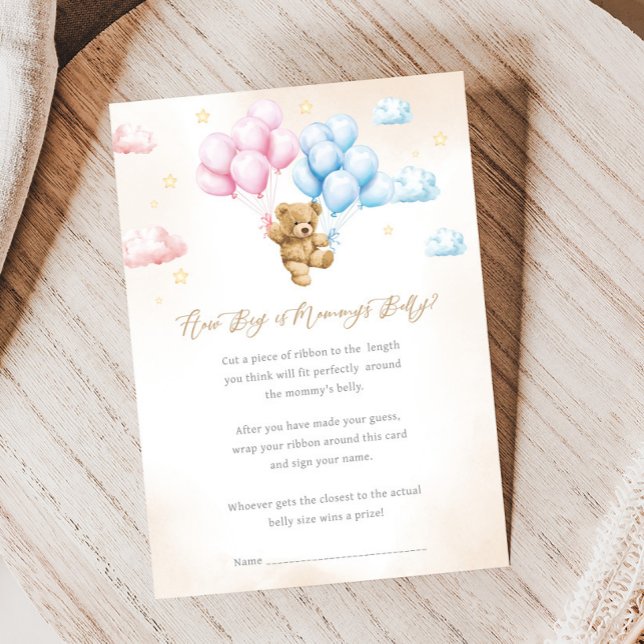 Bearly Wait Beer Geslacht Reveal Hoe Groot Game (Bear Gender Reveal Game)