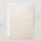 Bearly Wait Beige Genderneutraal Baby shower Kaart (Achterkant)