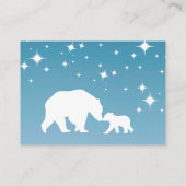 Bearly Wait Blue Books voor Baby Kaart (Achterkant)