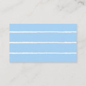 Bearly Wait Blue Teddy Bear Luierschurft Informatiekaartje (Achterkant)