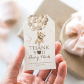 Bearly Wait Bruin Beer Ballon Baby shower Cadeaulabel