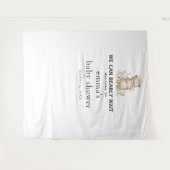  Bearly Wait Douche Achtergrond Wandkleed (Voorkant (horizontaal))