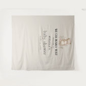  Bearly Wait Douche Achtergrond Wandkleed (Voorkant (horizontaal))