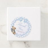 Bearly Wait Elegante Beer Babyshower Bedankjes Labels (In situ)