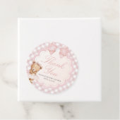 Bearly Wait Elegante Beer Babyshower Bedankjes Labels (In situ)
