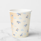 Bearly Wait Flying Bear & Cloud Baby Shower Papieren Bekers (Voorkant)