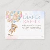 Bearly Wait Gender Reveal Beer Baby shower Boek Informatiekaartje (Voorkant)