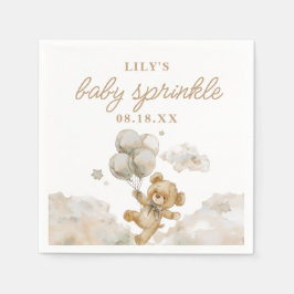 Bearly Wait Geslachtsneutrale Baby shower Sprinkle Servet