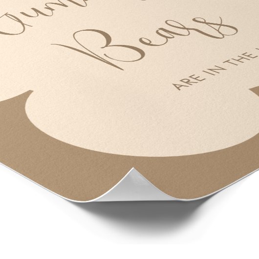 Bearly Wait Guess How Many Gummy Bears Poster (Hoek)