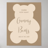 Bearly Wait Guess How Many Gummy Bears Poster (Voorkant)