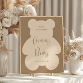 Bearly Wait Guess How Many Gummy Bears Poster