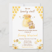 Bearly Wait Honey Beer Baby shower Kaart (Voorkant)