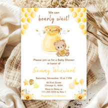 Bearly Wait Honey Beer Baby shower