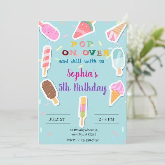 Bearly Wait Hot Air Balloon Baby shower Uitnodigin Kaart (Staand voorkant)