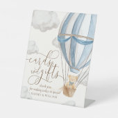 Bearly Wait Kaarten en geschenken Baby shower Reclamebord Met Voetstuk (Voorkant)