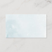 Bearly Wait Neutral Baby Shower Diaper Raffle Informatiekaartje (Achterkant)