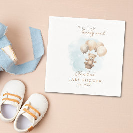 Bearly Wait Neutral Baby Shower Servet
