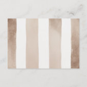 Bearly Wait Neutral Teddy Baby Shower Informatiekaartje (Achterkant)