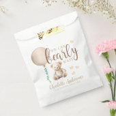Bearly Wait Neutral Teddy Bear Baby shower Favorie Bedankzakje (Gezegeld)