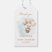 Bearly Wait Neutrale Baby Shower Cadeaulabel (Voorkant)